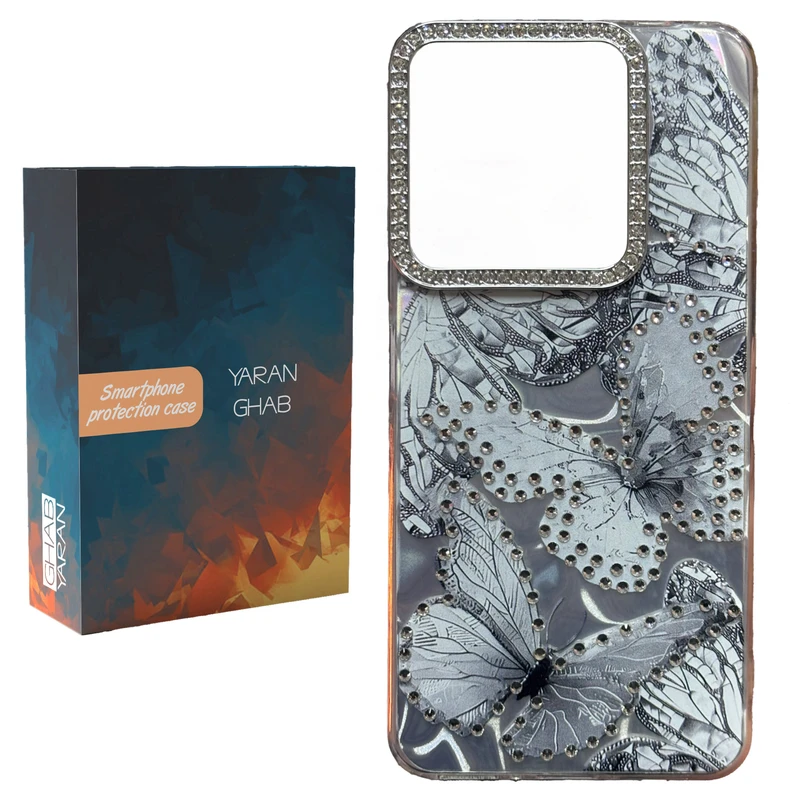 کاور یاران قاب مدل butterfly مناسب برای گوشی موبایل شیائومی Redmi Note 13 Pro 4G / Poco M6 Pro