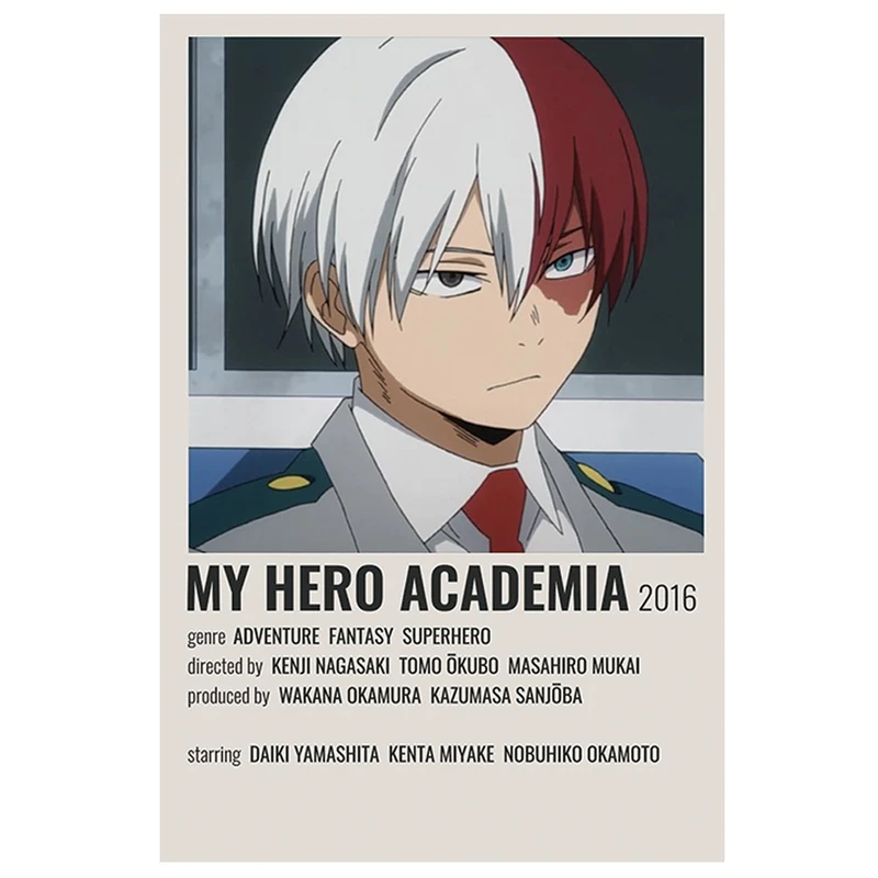 پوستر مدل شوتو تودوروکی shoto todoroki طرح انیمه مدرسه قهرمانانه من my hero academia کد 931
