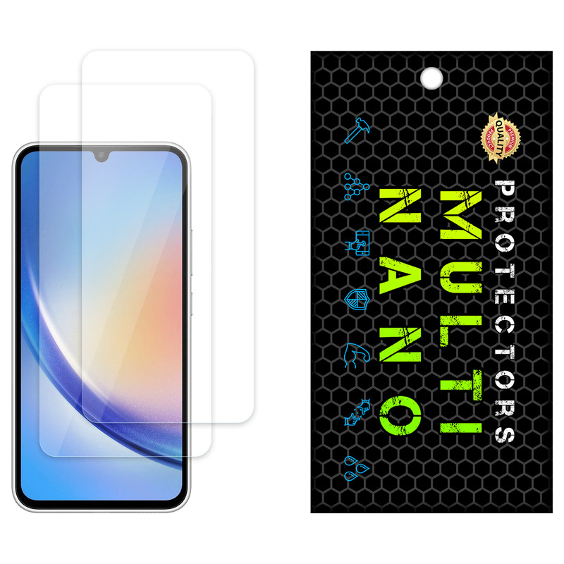 محافظ صفحه نمایش مولتی نانو مدل X-S2N مناسب برای گوشی موبایل سامسونگ Galaxy A34 بسته دو عددی