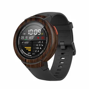 MAHOOT Dark-Walnut-Wood Cover Sticker for Xiaomi Amazfit Verge Smartwatch