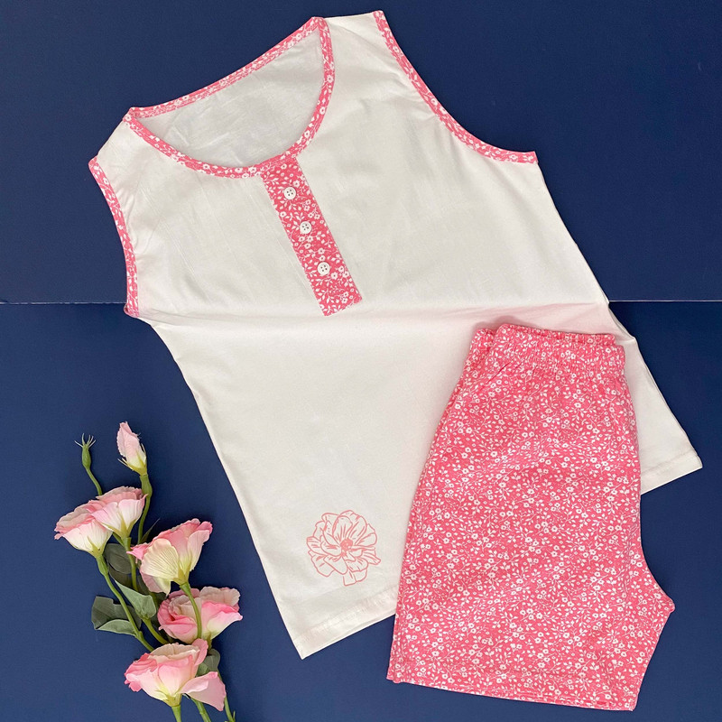 ست تاپ و شلوارک زنانه مدل 2536