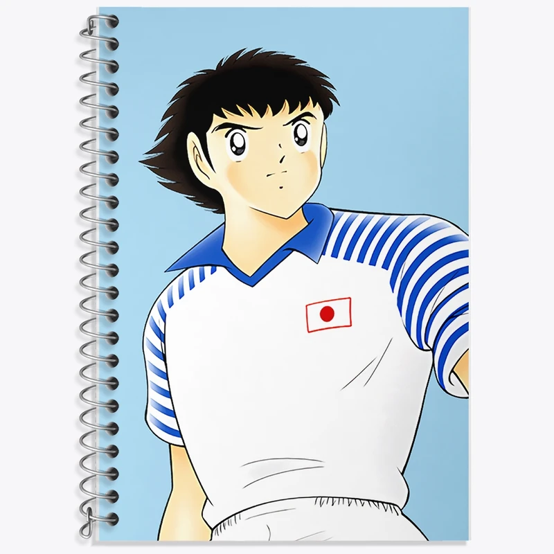 دفتر زبان 50 برگ خندالو مدل دو خط طرح سوباسا فوتبالیست ها کد F1648