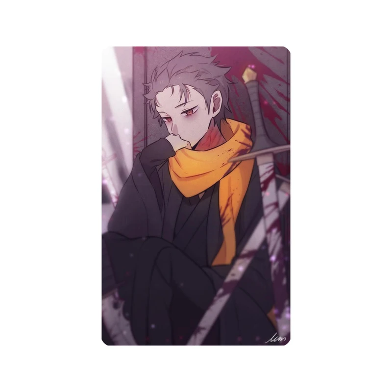 استیکر کارت مدل انیمه طرح ری زیرو ناتسوکی سوبارو کد 5550