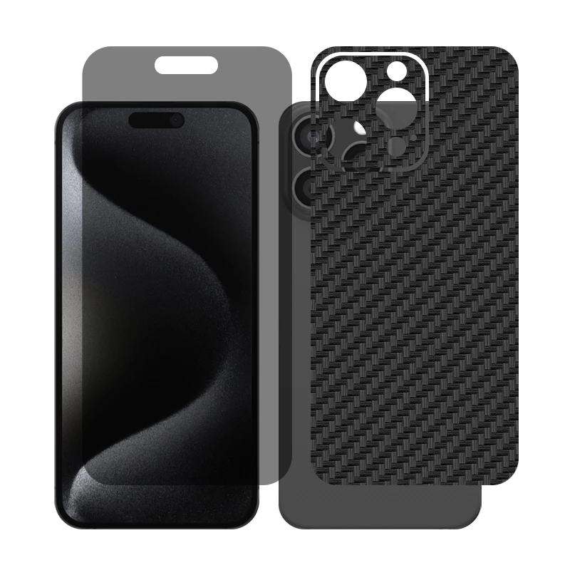 محافظ صفحه نمایش حریم شخصی گلس مدل Together مناسب برای گوشی موبایل اپل iPhone 16 Pro Max به همراه برچسب پوششی