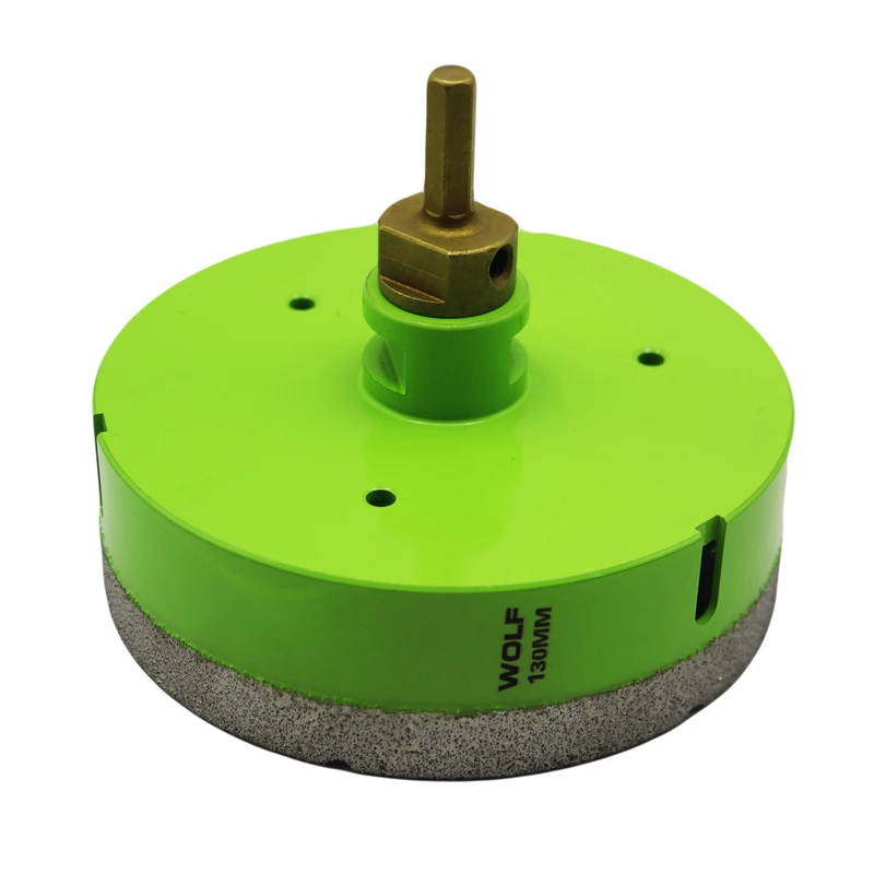 گردبر فرزی سنگ و سرامیک ولف مدل YP-0130  به همراه رابط تبدیل به دریل سایز 130 میلی متر 