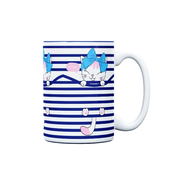 ماگ مدل فانتزی طرح گربه کد 1304