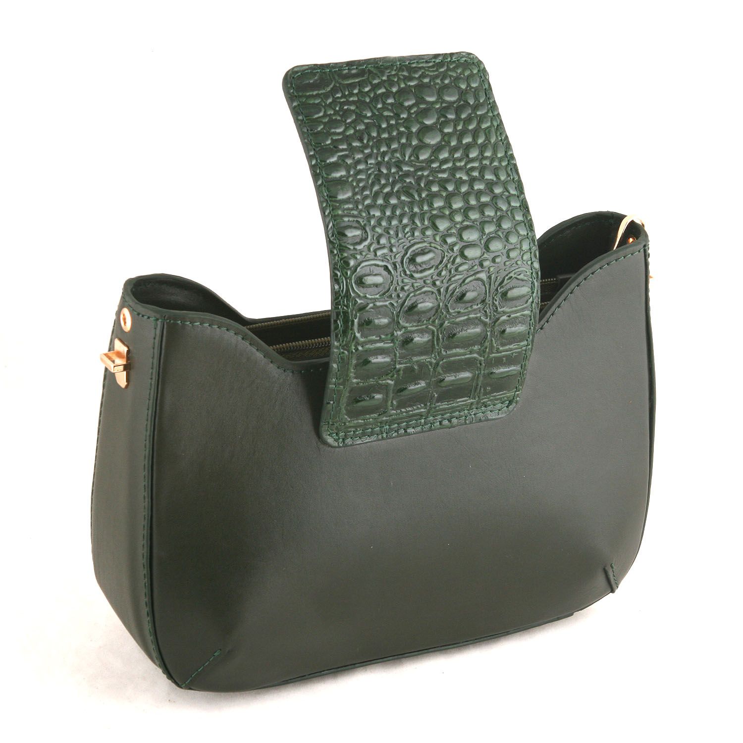 کیف دوشی زنانه چرم یلسان مدل راشا کد GAN-104-sbz - - 3