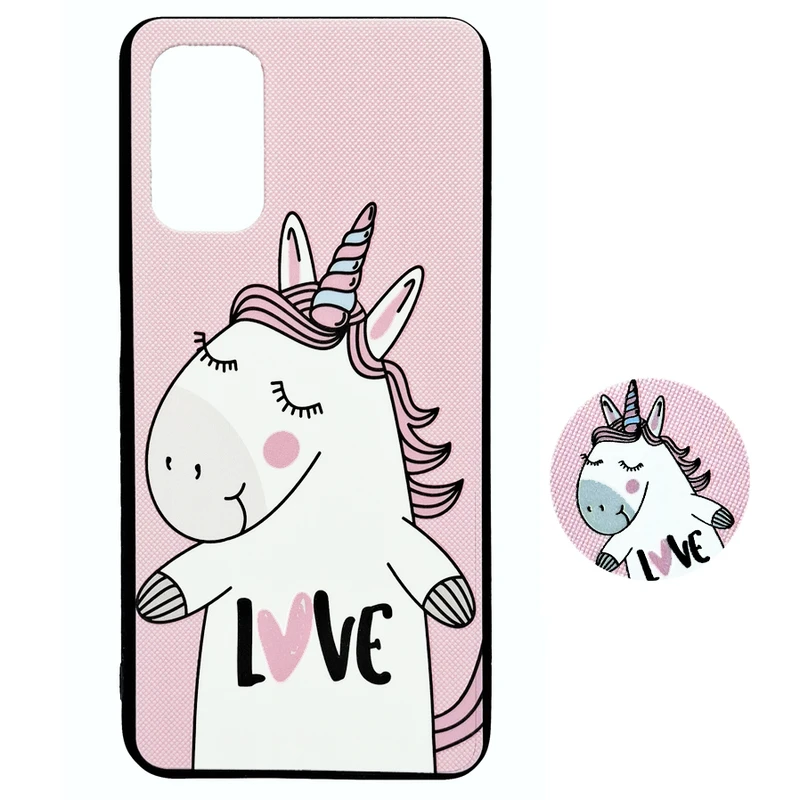 کاور مدل تک شاخ لاو مناسب برای گوشی موبایل سامسونگ Galaxy A32 5G به همراه پاپ سوکت