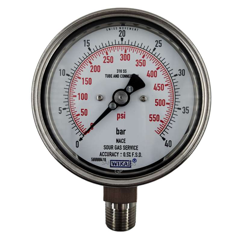 گیج فشار ویکا مدل 232.50.160.40bar