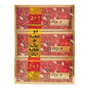 دستمال کاغذی 100 برگ بی تا مدل   BI_ZHER-ESH-KII300 بسته 3 عددی