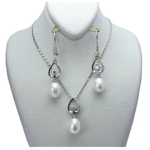 نیم ست نقره زنانه کد OP173