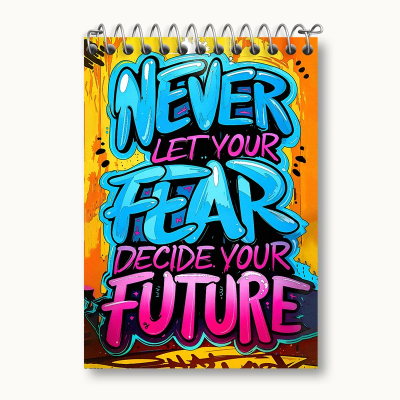 دفتر یادداشت 50 برگ خندالو طرح انگیزشی کد N4488