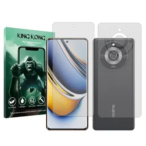 King Kong Tough model transparent screen protector suitable for Realme 11 Pro Plus mobile phone along with the back protector