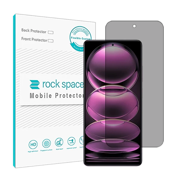 محافظ صفحه نمایش پرایوسی راک اسپیس مدل HyPRV مناسب برای گوشی موبایل Redmi Note 12 5G