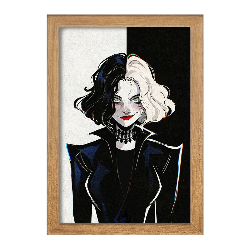 تابلو خندالو مدل کروئلا Cruella  کد 10745