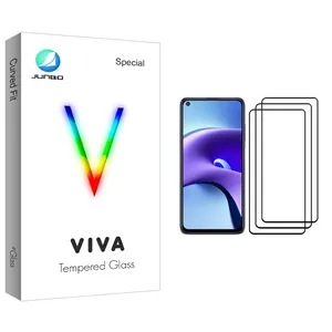 Junbo Viva Glass Screen Protector For Xiaomi Redmi Note 9T Pack Of 3
