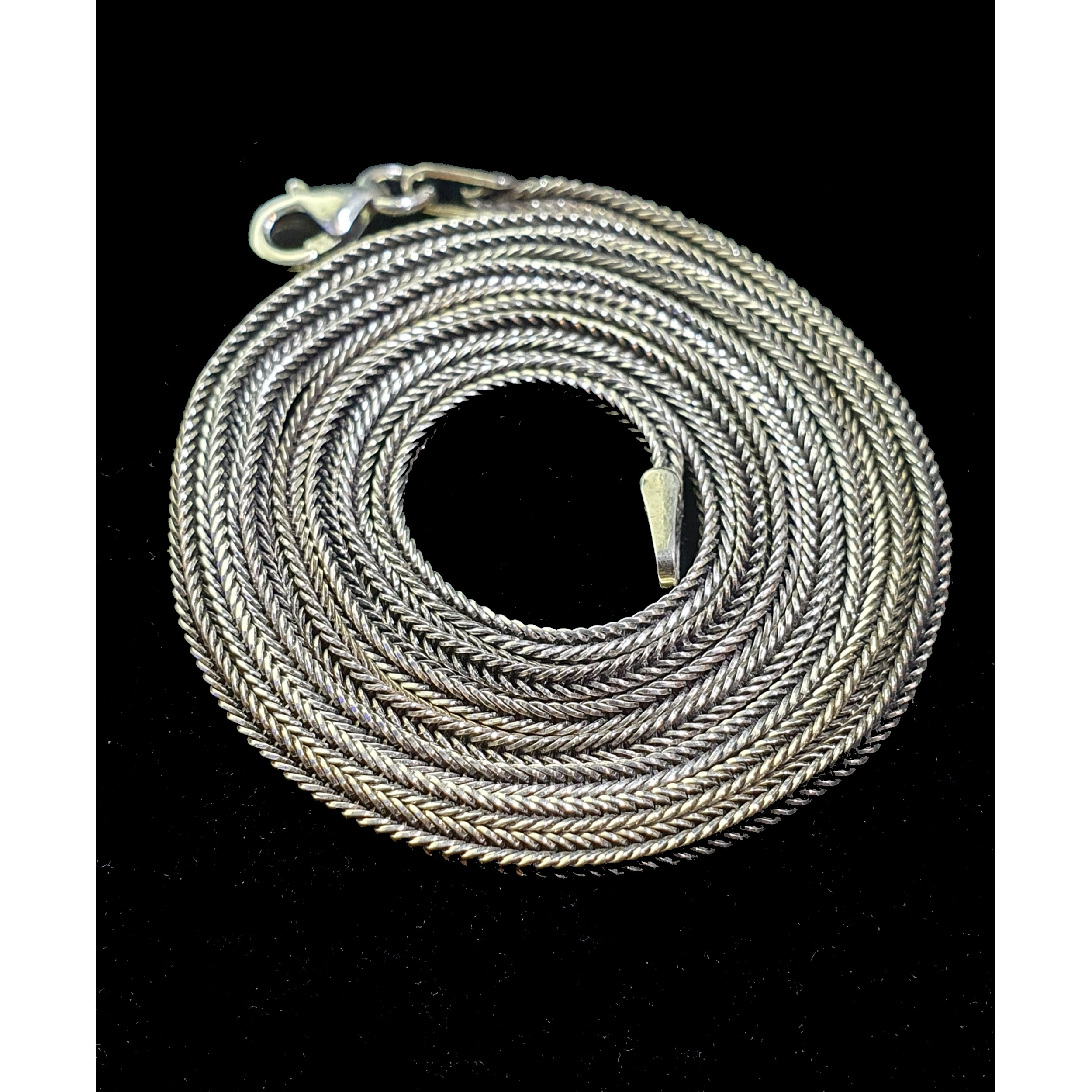 زنجیر نقره مردانه کد 7.39