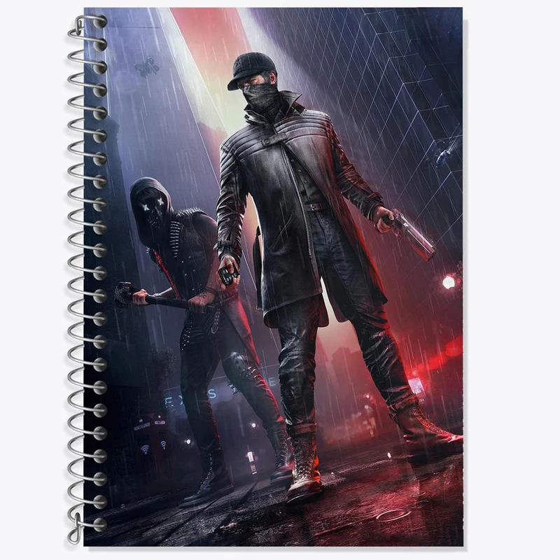 دفتر زبان 50 برگ خندالو مدل سه خط طرح ایدن پیرس و رنچ از واچ لیجن کد 30908