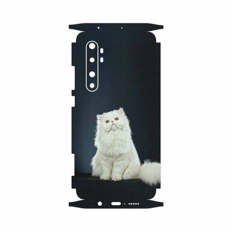برچسب پوششی ماهوت مدل Persian cat-FullSkin مناسب برای گوشی موبایل شیائومی Mi Note 10 Lite
