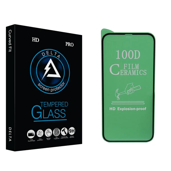 محافظ صفحه نمایش سرامیکی دلتا مدل HD مناسب برای گوشی موبایل اپل iPhone 11 Pro Max