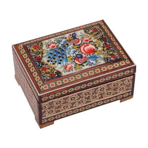 جعبه جواهرات خاتم کاری گالری گوهران مدل 507