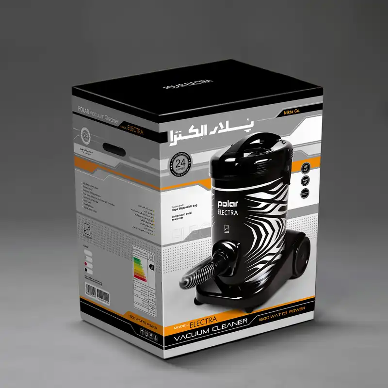 جاروبرقی سطلی پلار مدل الکترا 3800