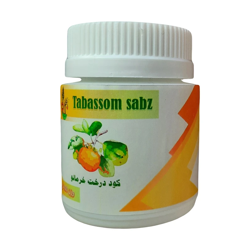 کود درخت خرمالو تبسم سبز مدل A100 وزن 100 گرم