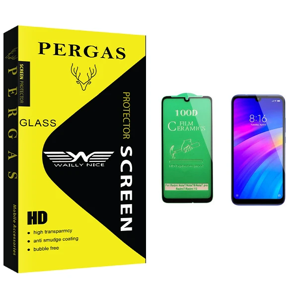 محافظ صفحه نمایش سرامیکی وایلی نایس مدل Pergas Glass مناسب برای گوشی موبایل شیائومی Redmi 7
