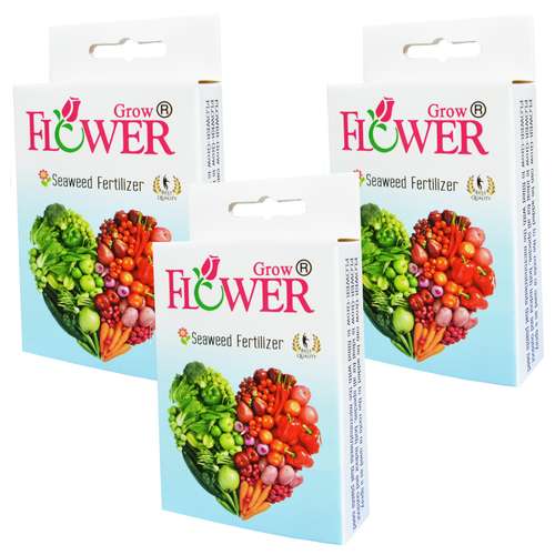 کود جلبک دریایی فلاورگرو مدل P03 وزن 50 گرم بسته 3 عددی