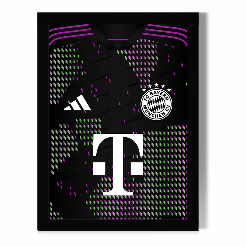 تابلو مدل دیواری طرح کیت دوم بایرن مونیخ فصل 2023/2024 کد FD633