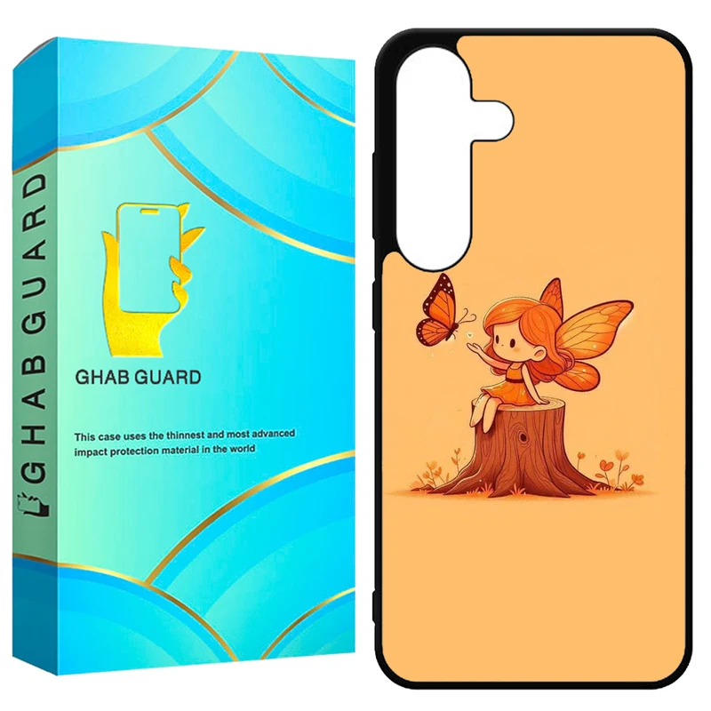 کاور قاب گارد طرح پروانه مدل GCHPS23F مناسب برای گوشی موبایل سامسونگ Galaxy S23 FE