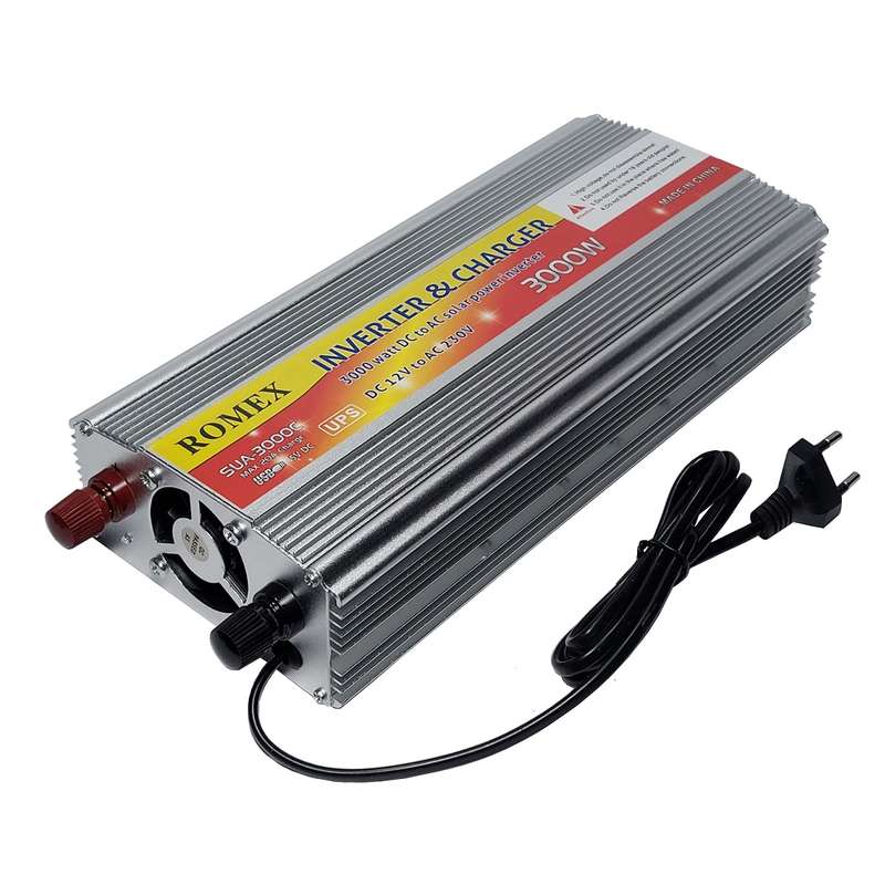 اینورتر شارژر رومکس مدل SUA-3000C ظرفیت 3000 وات