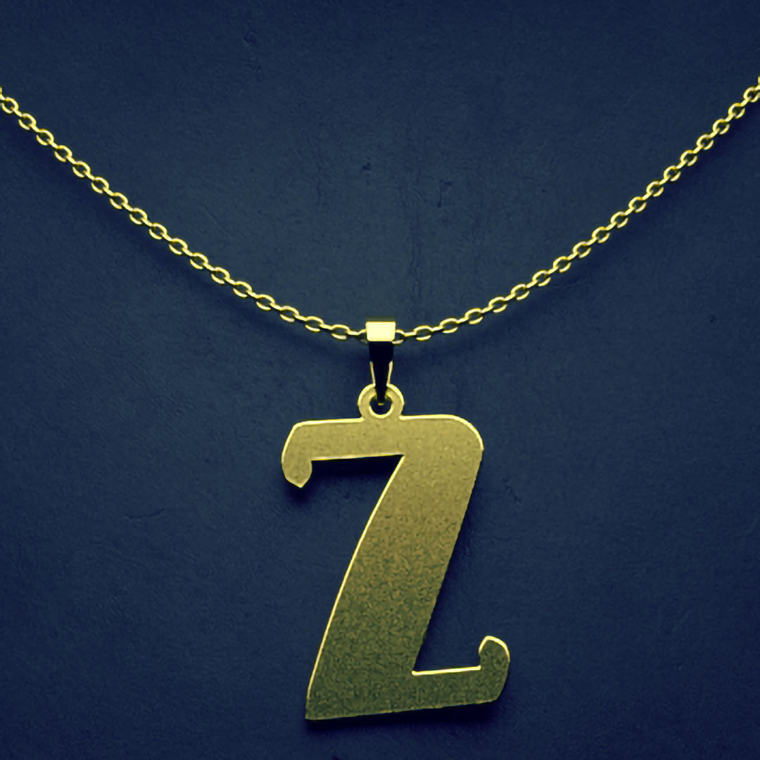 گردنبند طلا 18 عیار زنانه مدوپد مدل حرف Z کد H3-1-1067