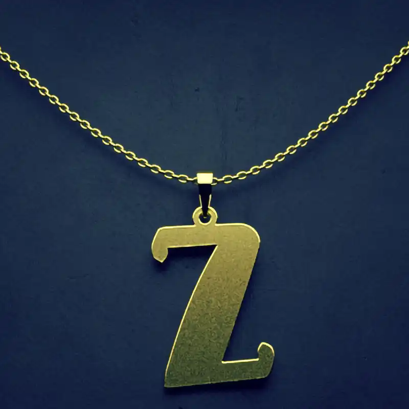 گردنبند طلا 18 عیار زنانه مدوپد مدل حرف Z کد H3-1-1067