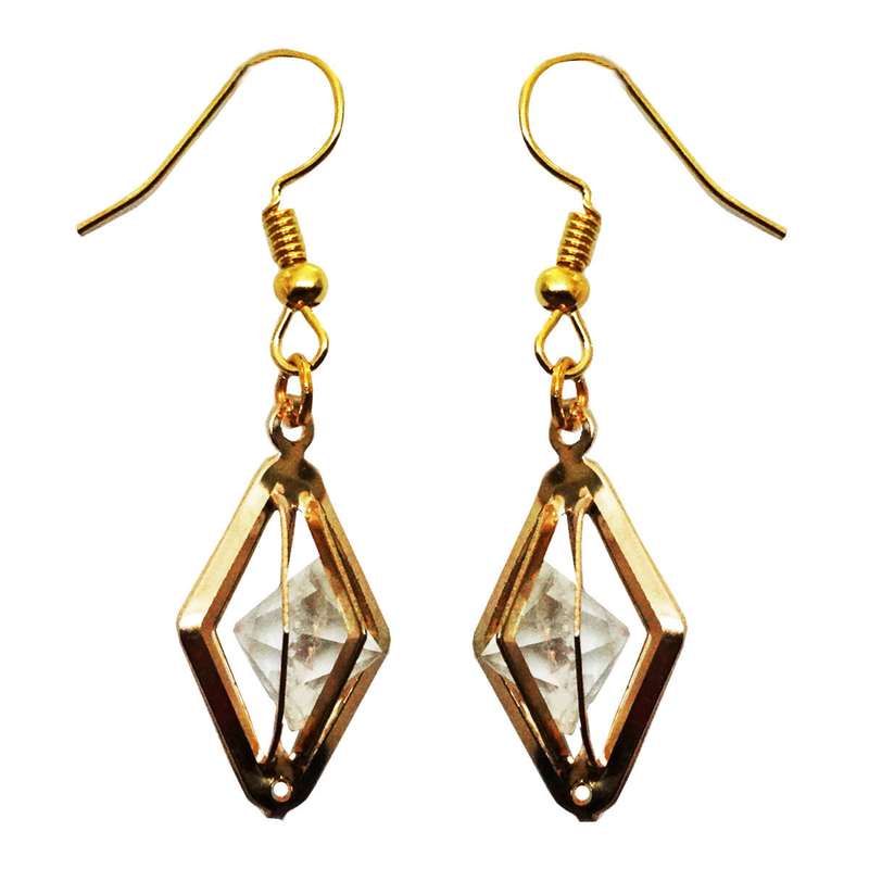 گوشواره زنانه مدل لوزی کد 09 گوشواره زنانه مدل لوزی کد 09