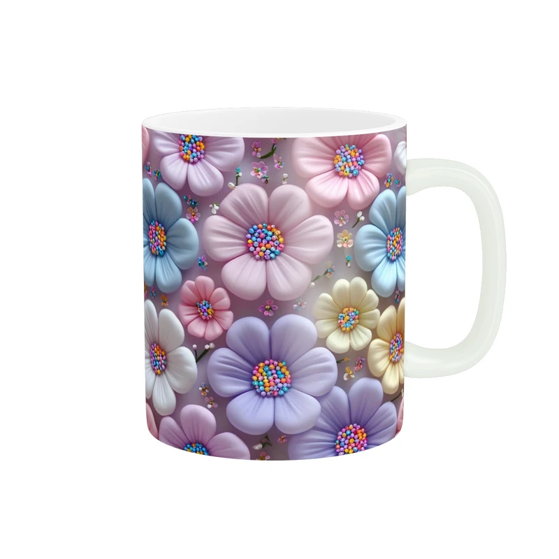 ماگ پاد آفرین طرح گل کد 4274