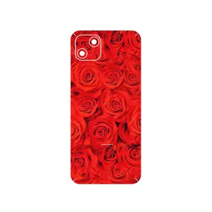 MAHOOT Red_Flower Cover Sticker for Wiko T10