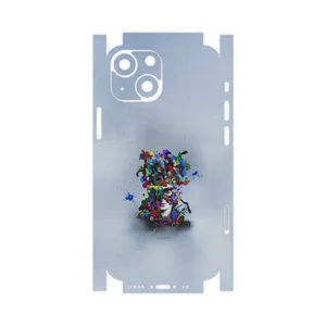 MAHOOT Collage of surreal Portrait of Women 4-FullSkin Cover Sticker for Apple iPhone 13 Mini