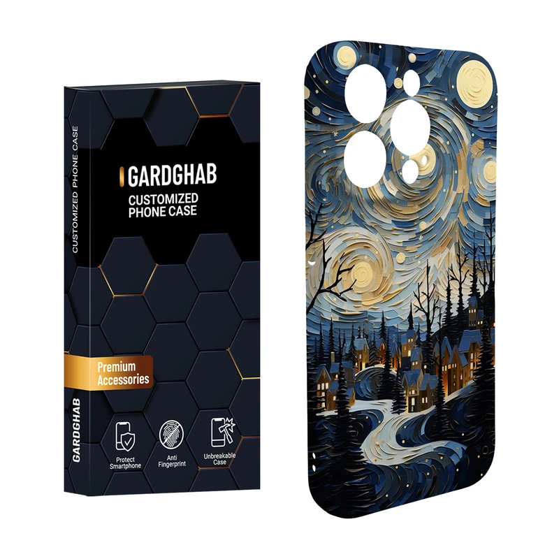 کاور گارد قاب مدل هنری مناسب برای گوشی موبایل اپل iPhone15 pro