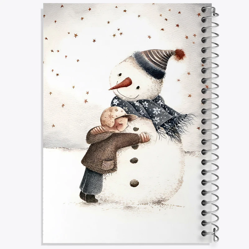 دفتر نقاشی 50 برگ خندالو طرح آدم برفی بامزه کد F5831