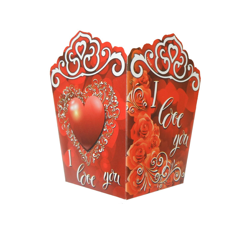 ظرف پاپ کورن مستر تم طرح لاو بسته 6 عددی ظرف پاپ کورن مستر تم طرح لاو بسته 6 عددی