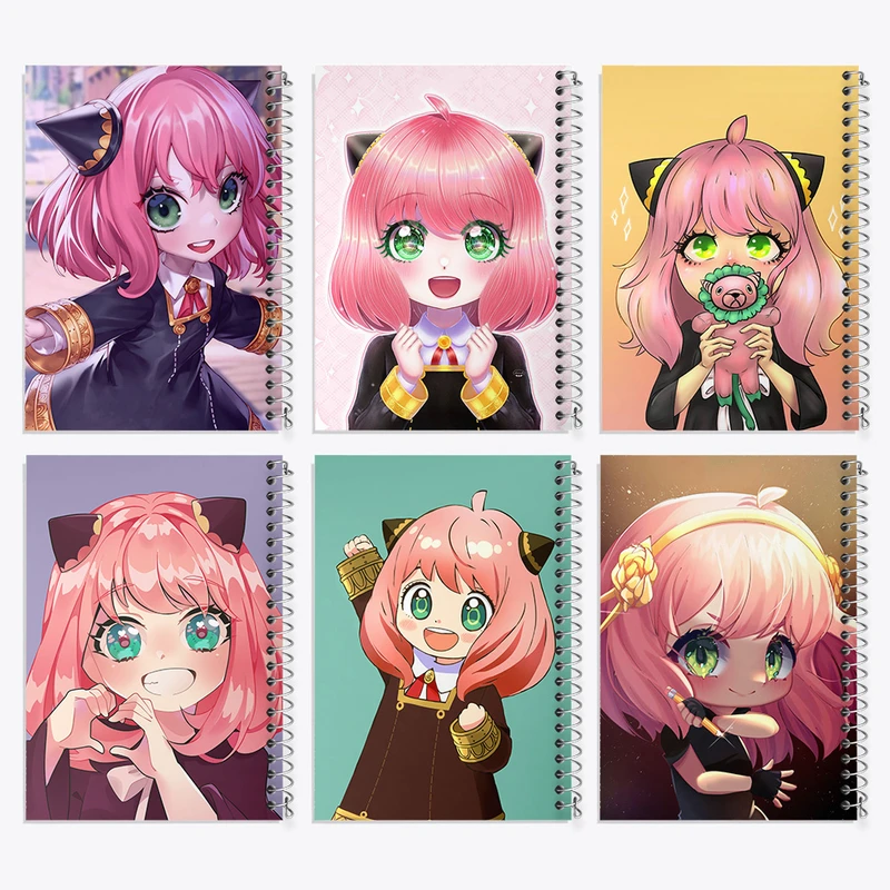 دفتر مشق 50 برگ خندالو طرح آنیا فورجرانیمه اسپای ایکس فمیلی کد 942 مجموعه 6 عددی