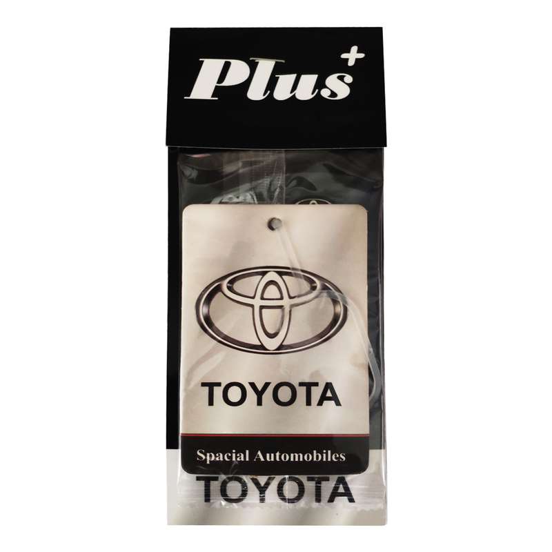  خوشبوکننده خودرو پلاس کد TOYOTA-10 با رایحه شکلات بسته 10 عددی