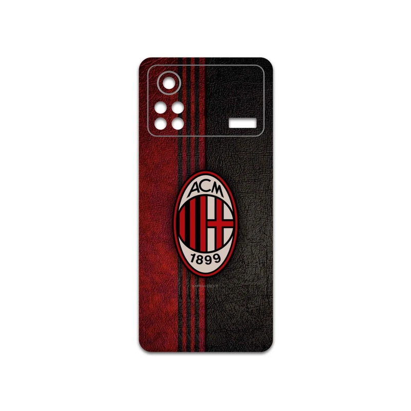 برچسب پوششی ماهوت مدل AC-Milan مناسب برای گوشی موبایل شیائومی Poco X4 Pro 5G