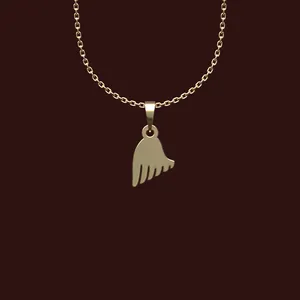 گردنبند طلا 18 عیار زنانه مدوپد مدل هندسی کد W2-1-1003