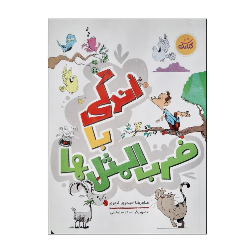 کتاب اندکی با ضرب المثل ها اثر غلامرضا حیدری ابهری انتشارات کتابک