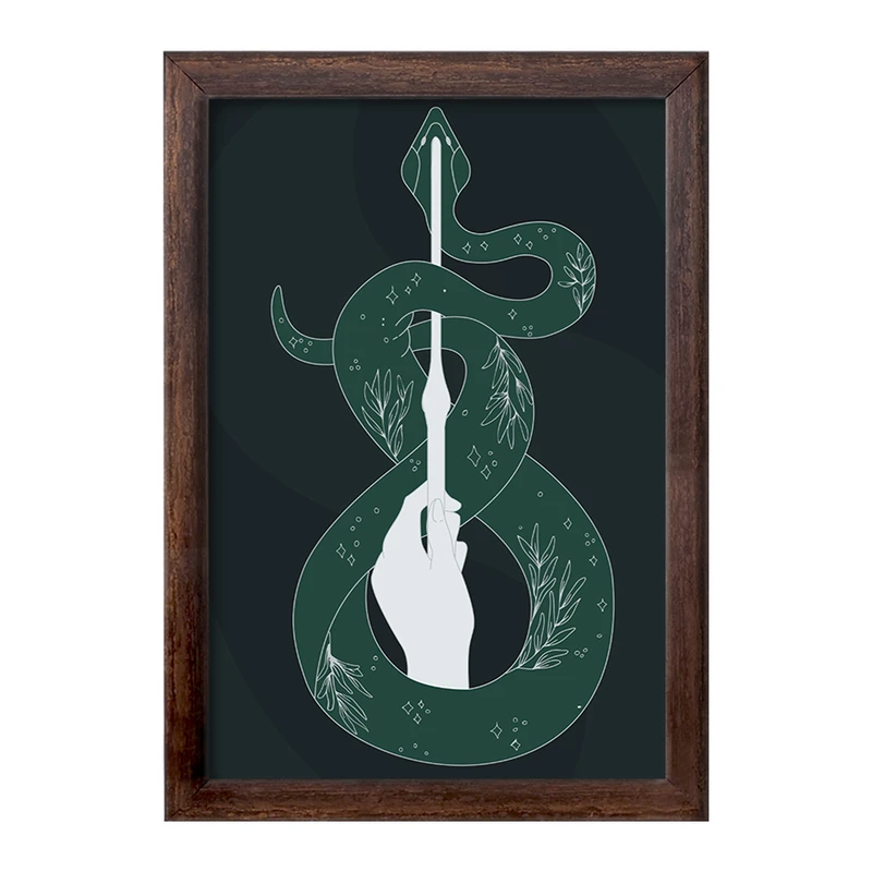 تابلو خندالو طرح هری پاتر خانه اسلیترین کد 24928