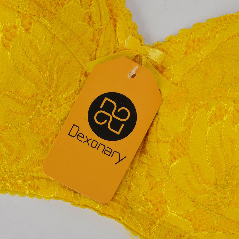 سوتین زنانه دکسونری مدل 125008710 دانتل رنگ زرد -  - 3