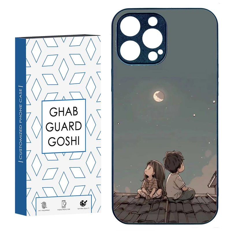 کاور قاب گارد گوشی طرح پسر و دختر کد TPU-183 مناسب برای گوشی موبایل اپل IPHONE 15 PRO MAX