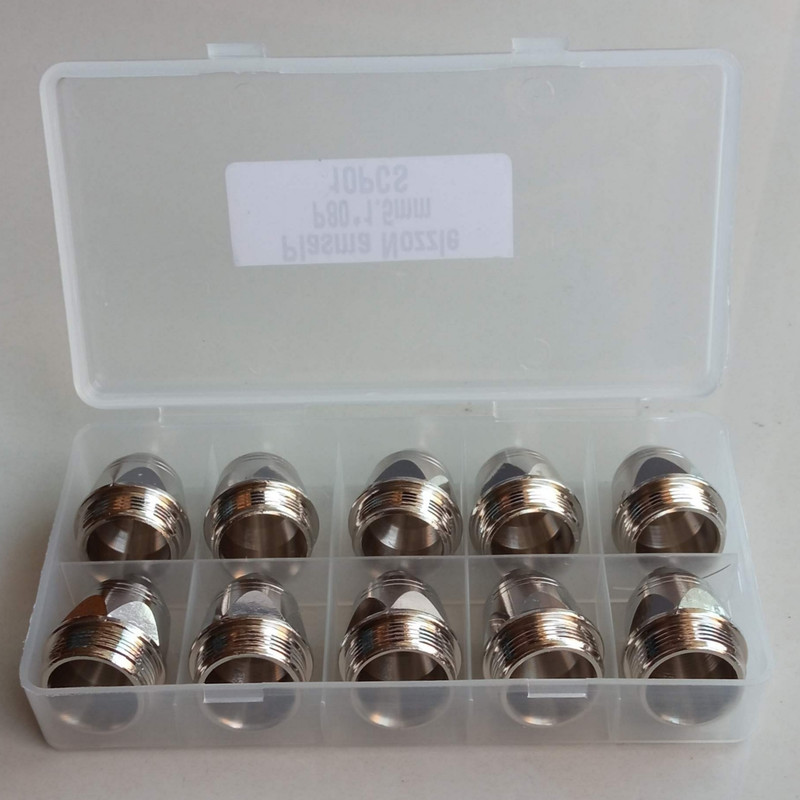 نازل برش مدل پلاسما P80 سایز 1.3 بسته 10 عددی